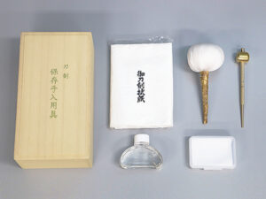 高級刀剣手入具セット（桐箱入り）